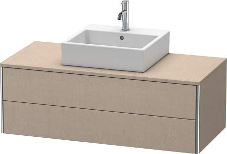 Duravit XSquare Waschtischunterbau wandhängend 120,0 x 54,8 cm, 2 Schubkästen, Farbe (Front/Korpus): Leinen - XS491207575