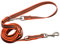 Gummierte Leine, 3-Fach verstellbar - neon orange, 230 cm (2,3 m)