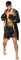 Boland - Kostüm Boxer, Mantel, Handschuhe, Hose, Gürtel, für Herren, gold-schwarz, Boxchampion, Weltmeister, Kostüm, Karneval, Mottoparty