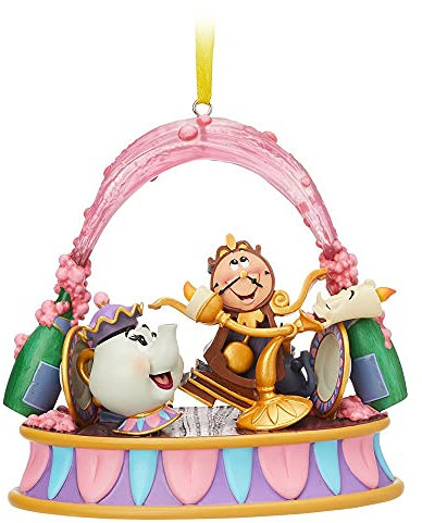 Disney Lumiere and Friends Singing Living Magic Sketchbook Ornament – Beauty and The Beast