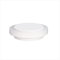 HERRAJES EVI, White Doorstop, Adhesive, Stainless Steel, White Rubber, Ref. I-203 / 35x12-BBL Lacquered White-White Rubber