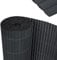 YRHome PVC Sichtschutzmatte 120x1000cm Stabile W-Form Sichtschutzzaun Balkon Balkonsichtschutz Sichtschutz mit Kabelbindern Windschutz Wetterfest UV-beständig für Garten Terrasse, Anthrazit