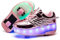 Scarpe con rotelle da Bambina Scarpe con luci Ragazza Scarpe da LED Ruota Skateboard Sneaker Sportive con Rotelle Automatiche Ruota Multisports Skateboard Sneaker con Ruote per Bambini…