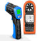 AOPUTTRIVER AP-816B Taschen Windmesser AP-816B Windmesser Handwindmesser + Infrarot Thermometer AP-981A IR-Laser Thermometer -58℉~ 662℉(-50℃~350℃) zum Surfen, Kochen