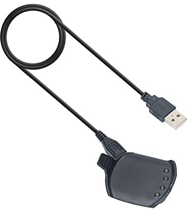 TECKEEN 1M USB cargador de carga Cable sincronización de datos Clip para Garmin Approach S2 S4 reloj GPS