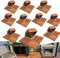 Joparri 100 Stück bodenfliesen 30 × 30cm, 10 m² Holzfliesen für Balkon, Rutschhemmung & Drainage Terrassenfliese, zuschneidbar Holzfliesen für Garten Terrasse Balkon