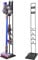 EZ SPARES Vacuum Stand for Dyson,Handheld V6 V7 V8 V10 DC30 DC31 DC34 DC35 DC58 DC59 DC62 Cordless Vacuum Cleaners,Stable Metal Storage Bracket Holder(Black)