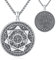 Eusense Sieben Erzengel Anhänger Halskette, Siegel der 7 Erzengel Anhänger Halskette Spiritueller Talisman Amulett Schmuck für Männer Frauen