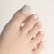 DANNI & TONI 37Pcs Semi Cured Gel Nail Strips(Sweet Coffee Cream),Pedicure Nail Stickers Solid Salon-Quality Nail Polish Strips Manicure Stickers Set,Gel Wraps for Toenail