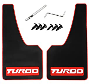 2PCS Auto Schlammklappen Spritzschutz für Front oder Heck Auto Schlammschutz Schützen das Auto Chassis (Turbo)
