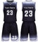 Benutzerdefiniert Basketball-Trikots T-Shirt Shorts 2 Teiliges Set, mit Jeder Name Nummer Team Kinder Männer Jungen Personalisierte Trikot (Color : Black-1)