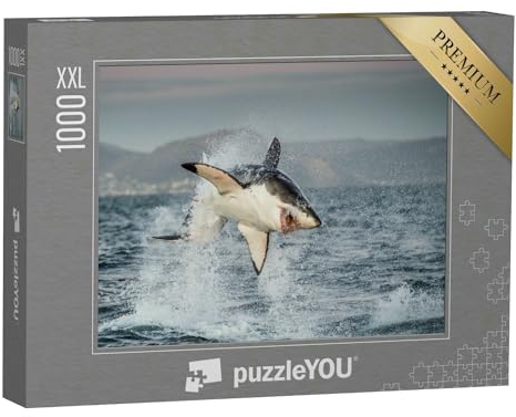 Puzzle 1000 Teile XXL „Weißer Hai“ – aus der Puzzle-Kollektion Haie