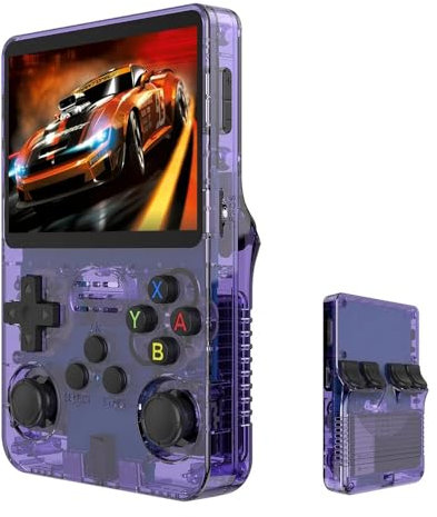 XIXIMENG R36S Retro Handheld Game Console 128GB 20000 Games New 3.5Inch IPS Retro Video Game Console Open Source,Xmas Gifts