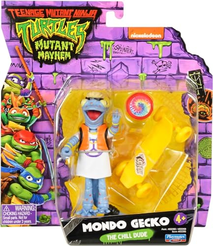 Teenage Mutant Ninja Turtles Mutant Mayhem 4.25Inch Mondo Gecko Action Figure