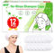Shampoo Caps No Rinse Waterless Hair Washing Shower Caps 12 Packs for Elderly, Women, Hospital, Camping