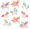 SYKYCTCY 6 Pack Flying Resin Horse Unicorn Cake Toppers Figurine Miniature Unicorns Cake Picks Fairy Garden Accessories for DIY Moss Landscape Dollhouse Birthday Cake Decorations Party Supplies