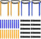 Flag Football Belts, 14 Player Flag Football Set, Adjustable Flag Football Flags for Sports Training Competition (Yellow & Blue)