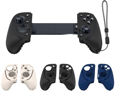 Etui de protection en silicone Pour Razer Kishi Ultra manette de jeu Housse de protection anti-chute et anti-poussière Housse souple (Noir)