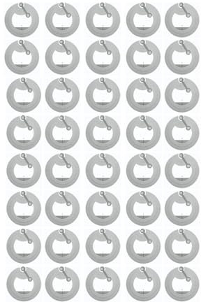 Wenrescry 40 Stück NFC Tag Sticker, Nfc sticker, NTAG215, 504 Byte Speicher - Kompatibel mit Kurzbefehle App, Smartphones