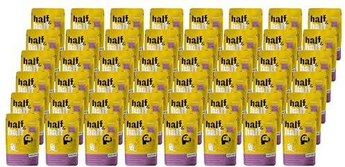 half&half - Katzenfutter Nass - Katzennassfutter - für Erwachsene Katze - Ente - Hoher Fleischanteil, mit Vitamin E, Zink, Taurin - 48er-Pack (48x100 g)
