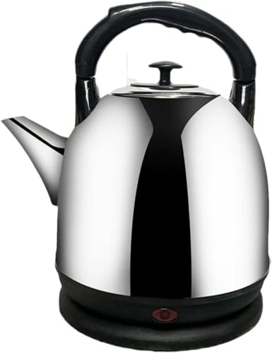 Wenlai Electric Fast Boil Kettle 5L, Large Capacity 304 Stainless Steel (Fast Boil, Washable anti-scale filter, Perfect pour spout) Silver,5L