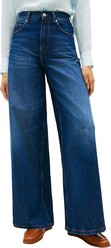 Tommy Hilfiger Damen Andere Jeans DNM New Doreen 70's Wide Leg Hw Ww0ww48567