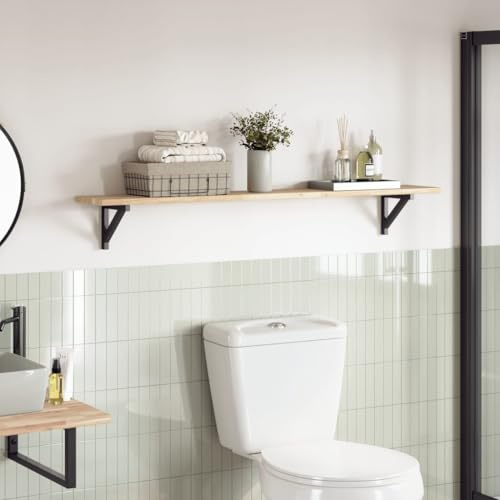 Hoopleep Rechteckige Akazienholz Tischplatte 120x20x2 cm, Massivholz Unbehandelt, Robuster Holz Tischplatte Ersatz für Zuhause, Büro, DIY Projekte