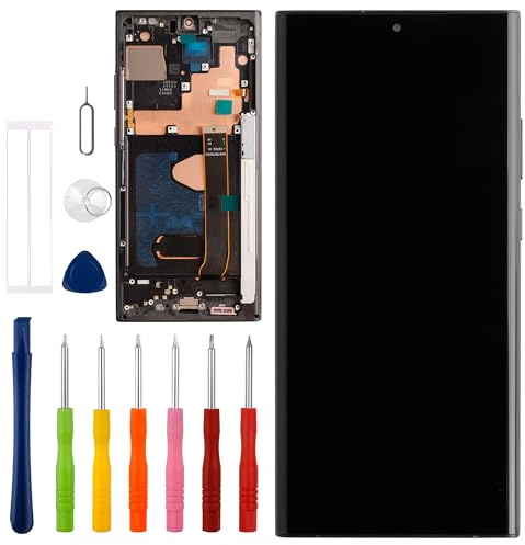 Vvsialeek Ersatz LCD Display Kompatibel Für Samsung Galaxy Note 20 Ultra LCD Touch Screen with Toolkit-Fingerabdruck-Funktion-gerahmt