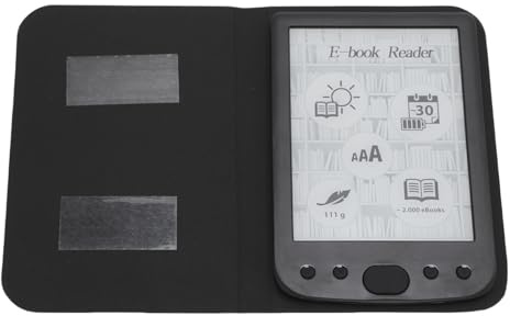 Sxhlseller Lecteur E 6 avec écran Tactile | Écran HD 800 X 600, Stockage Extensible de 32 Go, Prend en Charge Les Formats PDF EPUB MOBI, Design Respectueux des Yeux pour Une Lecture (16GB)