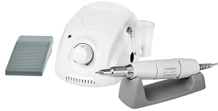 Saeyang Marathon 3 Champion Nail Drill Machine White with H35LSP Handpiece, 35,000 RPM, 148473