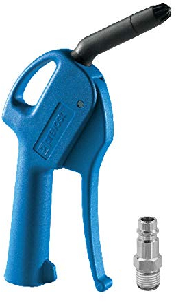 AUPROTEC Compressed air blow-out pistol, safety compressed air pistol with plug