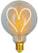 TIANFAN Led Glühbirnen G95 Heart Vintage Glühbirne 4W Dimmbar 220 / 240V E27 Edison Glühbirne Led Glühbirne Spezialität Dekorative Ligth Glühbirne Wärme Glow (Clear)