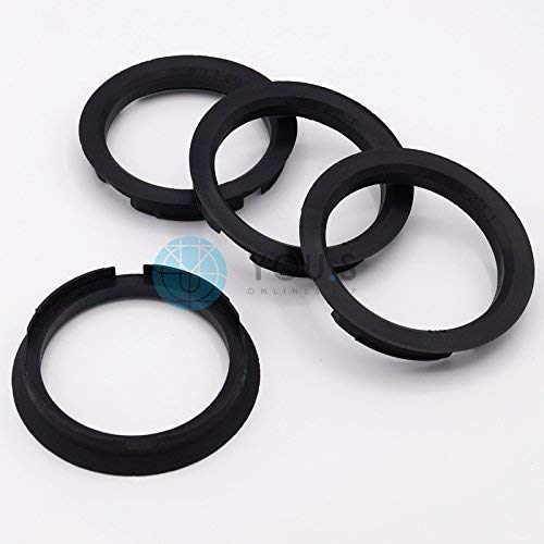 4 x ZENTRIERRINGE DISTANZRING für ALUFELGEN Z27D 76,9-65,1 mm