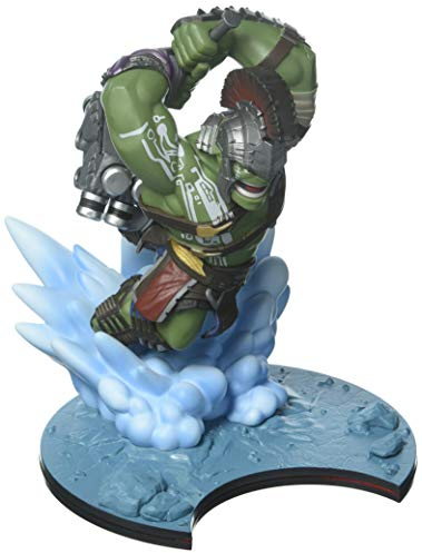 Quantum Mechanix - Hulk Thor Ragnarok - Hulk Armado Con Martillo De Guerra Figura Coleccionable - Multicolor