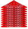Karl Loven BANDANA 20 Stück Rot - Paisley Muster - 100% Baumwolle TÜV geprüft - Dicker Stoff - 20 Exklusivfarben
