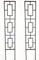 RUDDINGS WOOD Set of 2 x Modern Design Garden Trellises - Garden Trellis Climbing Plant Support Frames