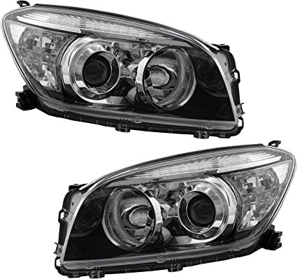 Scheinwerfer Set für RAV4 III Bj. 06-09 schwarz H11+HB3
