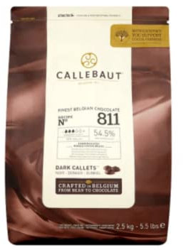 Finest Belgian Chocolate Dark Callets 2.5kg