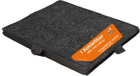 DREHFLEX - AK112 - Kohlefilter / Aktivkohlefilter - kompatibel für Miele 6228731 DKF12 Imperial DUMF12 für Dunstabzugshaube
