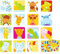 goki 56645 - Memospiel Safari aus Holz, Erinnerungsspiele Klassiker für die ganze Familie, Paare Finden, Fördert Gedächtnis & visuelle Wahrnehmung und Koordination der Kinder, 32-er Set, ab 3 Jahr