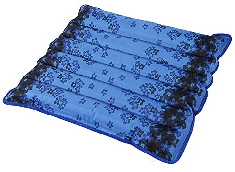 Wasserkissen Wasser Kissen mit wasserfüllung Geeignet für Rücken,Bauch und Seitenschläfer Orthopädische Wasserkissen Nackenkissen,Kopfkissen,Nackenstützkissen für Reisen zu Hause(36*36CM-Blau)