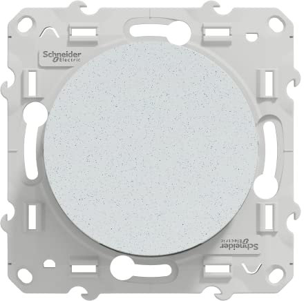 Schneider Electric - Odace, va-et-vient Blanc Recyclé, 10 A, à vis - S510204