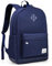 VASCHY Sac à Dos Homme, 16,2L Sac a Dos Femme Résistant à l'Eau 15,6 pouces Cartable Garcon Fille Ado pour Lycée Collège Voyage Travail Bleu