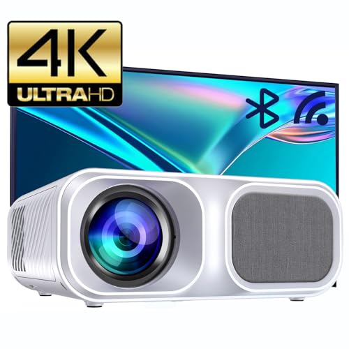 Beamer 4K, Full HD 9800 Lumen Beamer Native 1080P