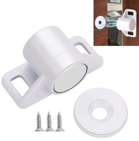 Lpitoy Aimants De Porte De Placard, Loquet Magnétique Robuste, Loquet De Porte À Aimant pour Cuisine Chambre À Coucher