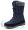 Geweo Stivali Neve Donna Invernali Impermeabili Scarpe Invernali Termici con Fodera Calda Comode Scarpe Neve Antiscivolo Scarponi Neve Impermeabili All'Aperto Stivali Bassi Blu Navy 40EU