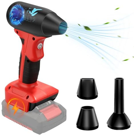 Leaf Blower Compatible with Milwaukee 12 V M12 Battery, Jet Dry Mini Blower, Compressed Air Duster, Dust Blower, 130,000 RPM Battery Blower, Portable Dust Blower, Electric Dust Blower