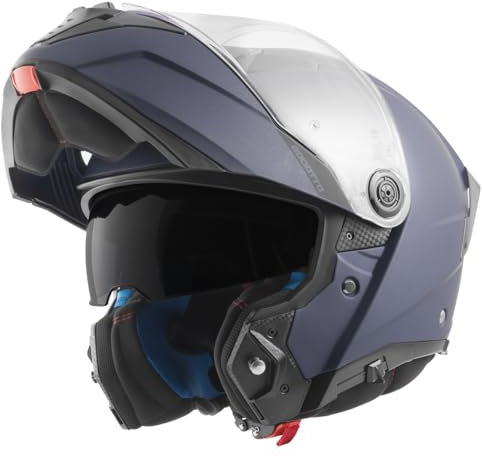 Bogotto FF404 Solid Klapphelm, blau matt, XS