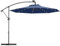 RELAX4LIFE Ombrellone da Giardino 300 cm, Ombrellone Parasole con Luci LED, Inclinazione Regolabile, Ombrellone da Esterno per Patio, Cortile, Ristorante o Bar (Blu Navy)