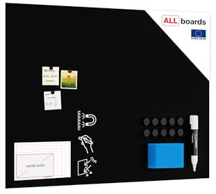 ALLboards Rahmenloses SLIMboard - Kreideoberfläche - 120x90 cm + GRATIS